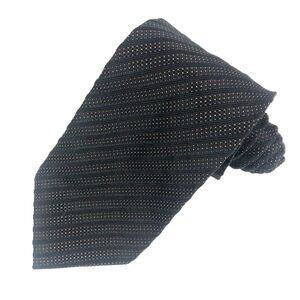 Daniel De Fasson 100% Silk Hand Made Men's Necktie Geometric stripe Autographed